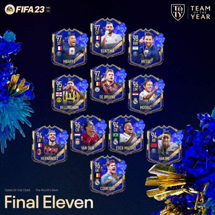 TOTY Fifa 23: ecco la squadra dell'anno