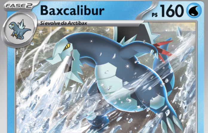 Pokémon: l'anteprima GCC di Baxcalibur da Evoluzioni a Paldea