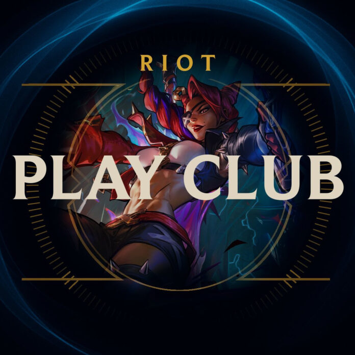 Riot Play Club annuncio